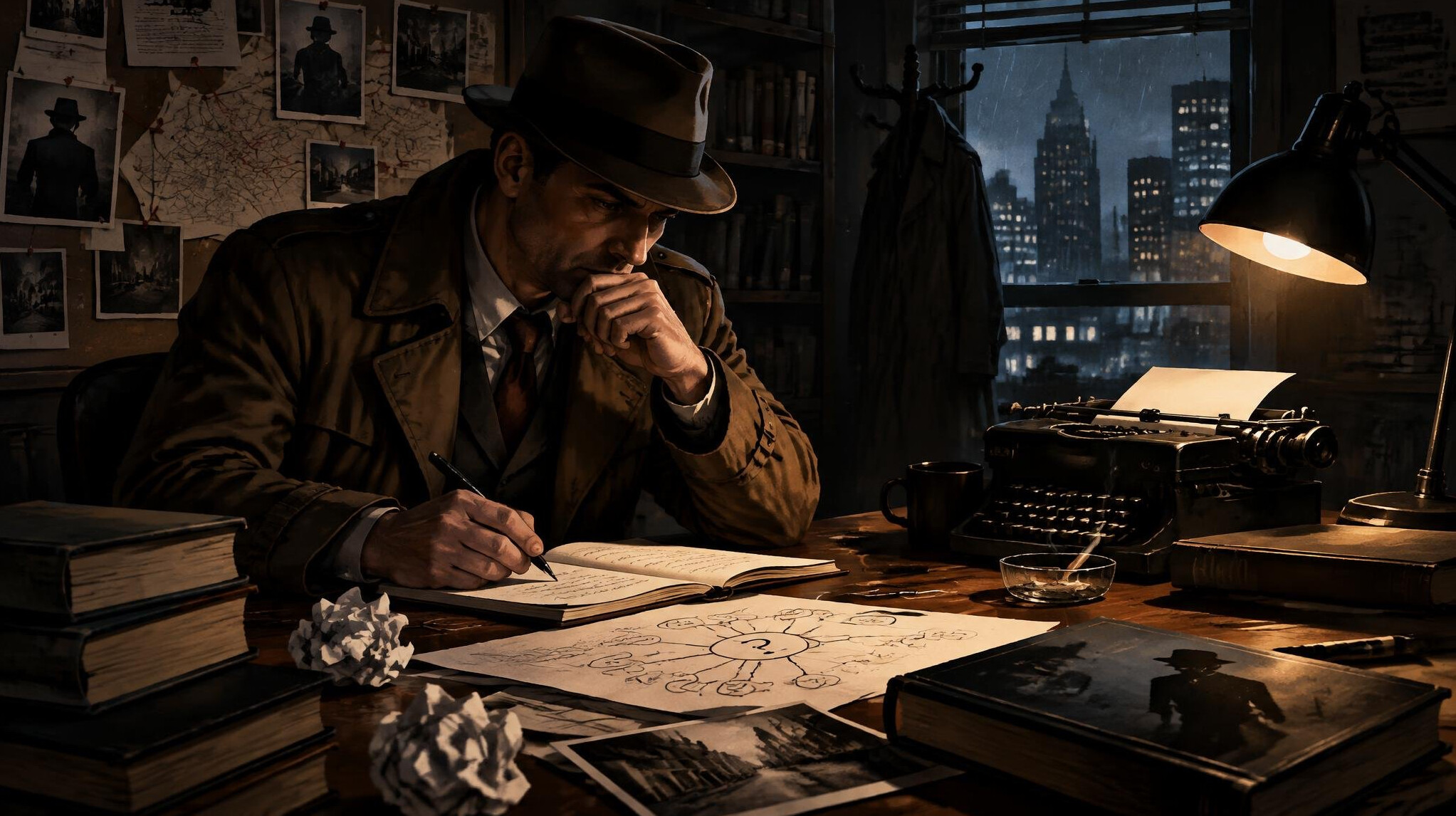 detective character sketch